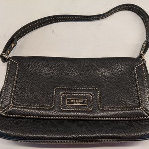 Kate Spade Black Leather Purse with Short Strap